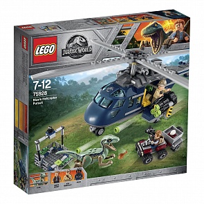 Конструктор Lego Jurassic World – Погоня за Блю на вертолёте (Lego, 75928-L)